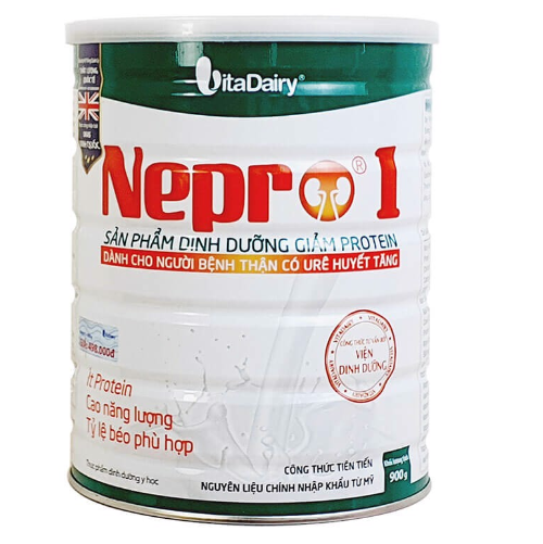 Sản phẩm dinh dưỡng giảm protein Nepro 1- dành cho người bệnh thận có urê huyết tăng (900 gr)