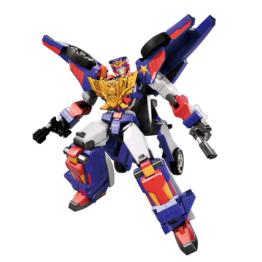 Đồ Chơi Siêu Xe Biến Hình Robot Cảnh Sát Oai Vệ Storm Chaser Miniforce 505010