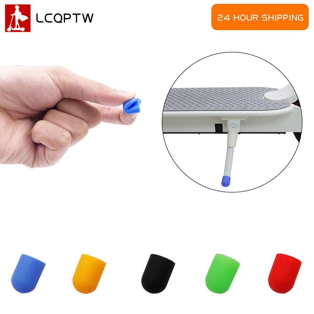 Xe Đạp Xe Tay Ga Silicone Chân Đế Hỗ Trợ Chân Bảo Vệ Dành Cho XIAOMI M365 Pro Max G30 Es2 Es4 Xe Tay Ga Phần Cao Su Phụ Kiện Color: Black