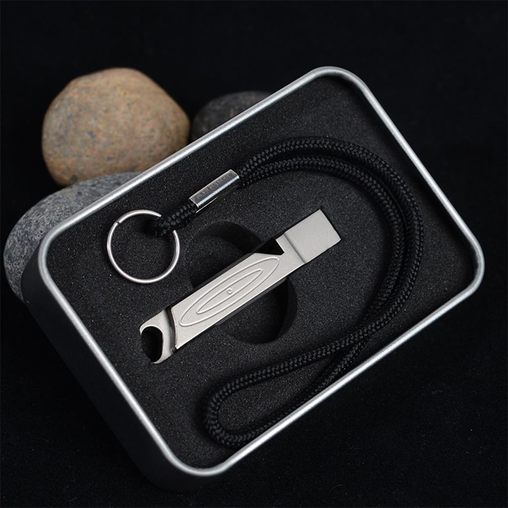 High Pitch Emergency Survival Whistle, Outdoor Keychain Whistle Single Tube Whistle for Rescue Survival