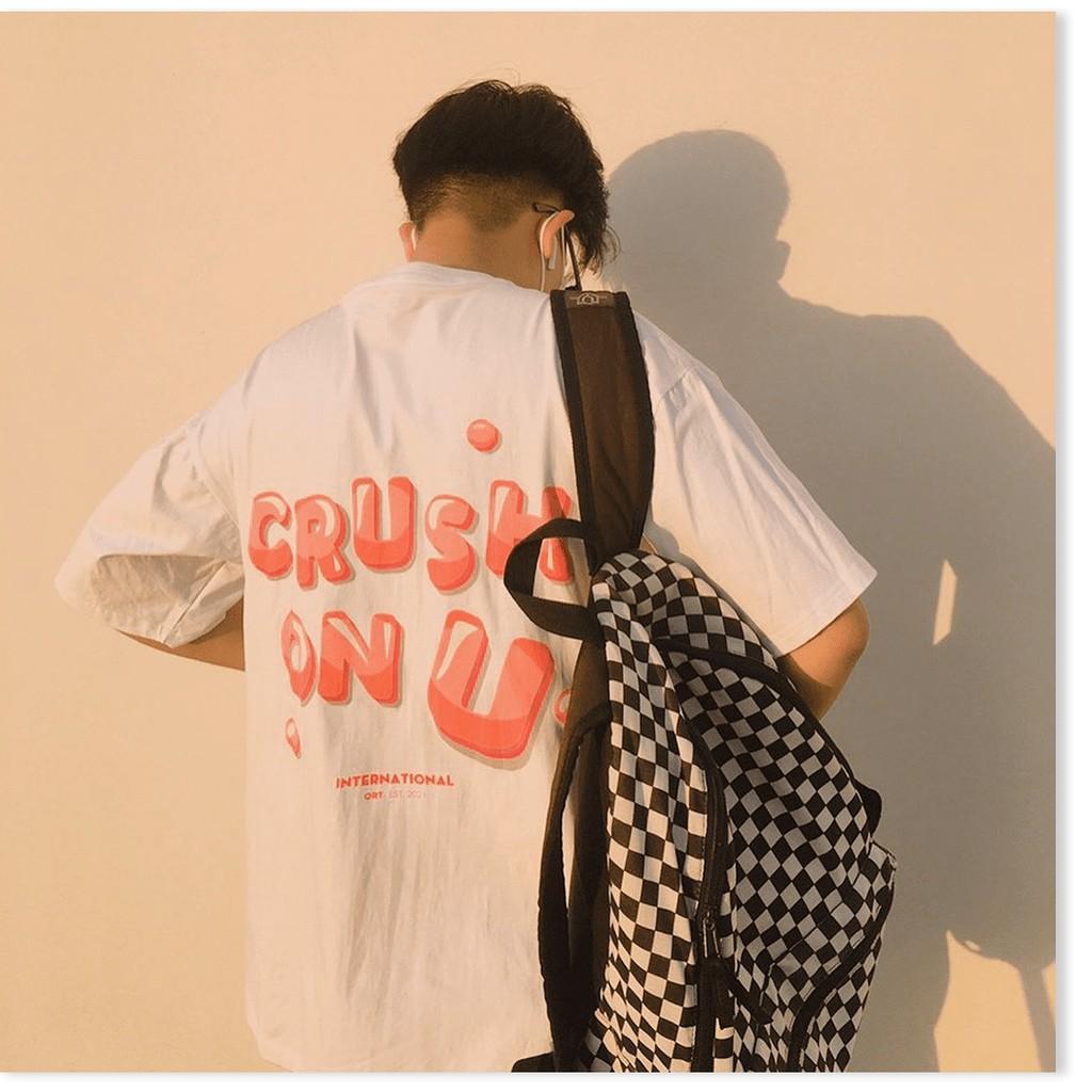 Áo Thun Nam Nữ OUTERITY Crush On U Unisex - Kiểu áo phông form rộng có regular và tay lỡ Ulzzang Nelly - Leevin Store