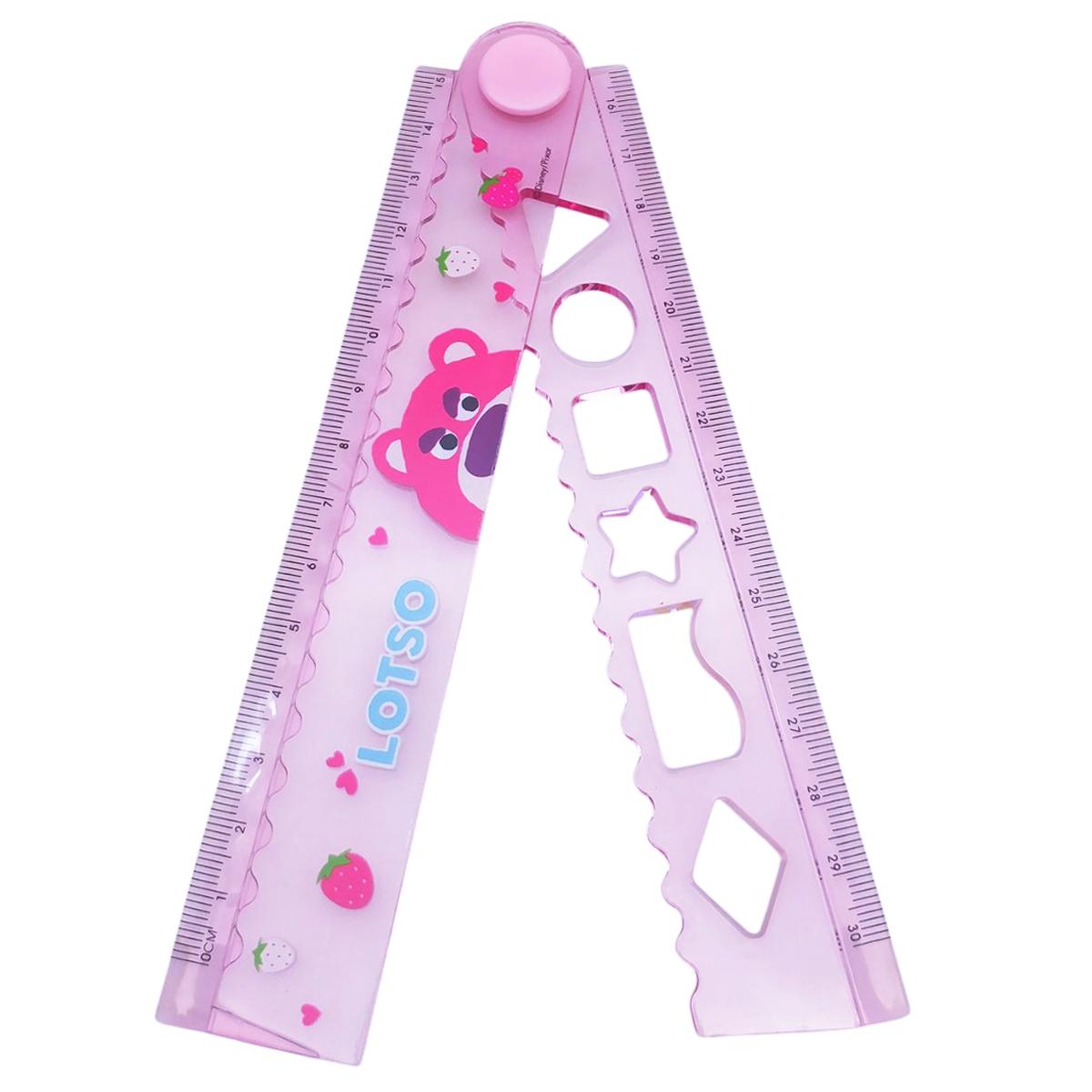 Bộ Thước Eke 4 Món Gấu Lotso - Ume A74029-T1X