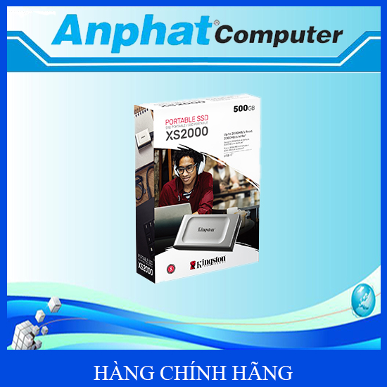Ổ cứng di động SSD Kingston SXS2000 500GB/1TB/2TB USB3.2 Gen 2×2 – Hàng Chính Hãng