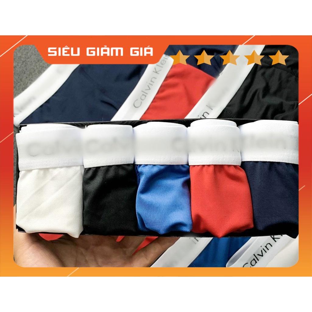 Quần lót nam CK thun lạnh chính phẩm, quần sịp nam đùi rẻ đẹp đủ màu từ 40-80kg - Combo