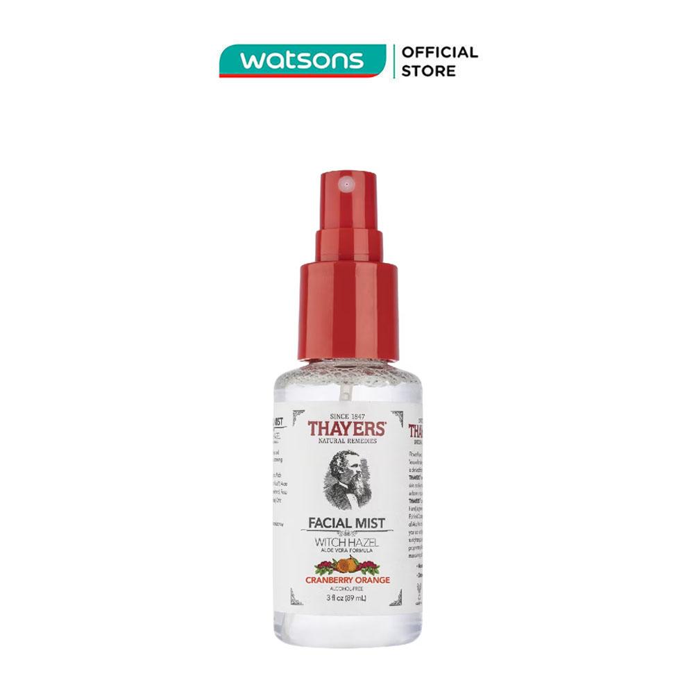 Nước Hoa Hồng Không Cồn Thayers - Hương Cam Và Nam Việt Quất 89ml
