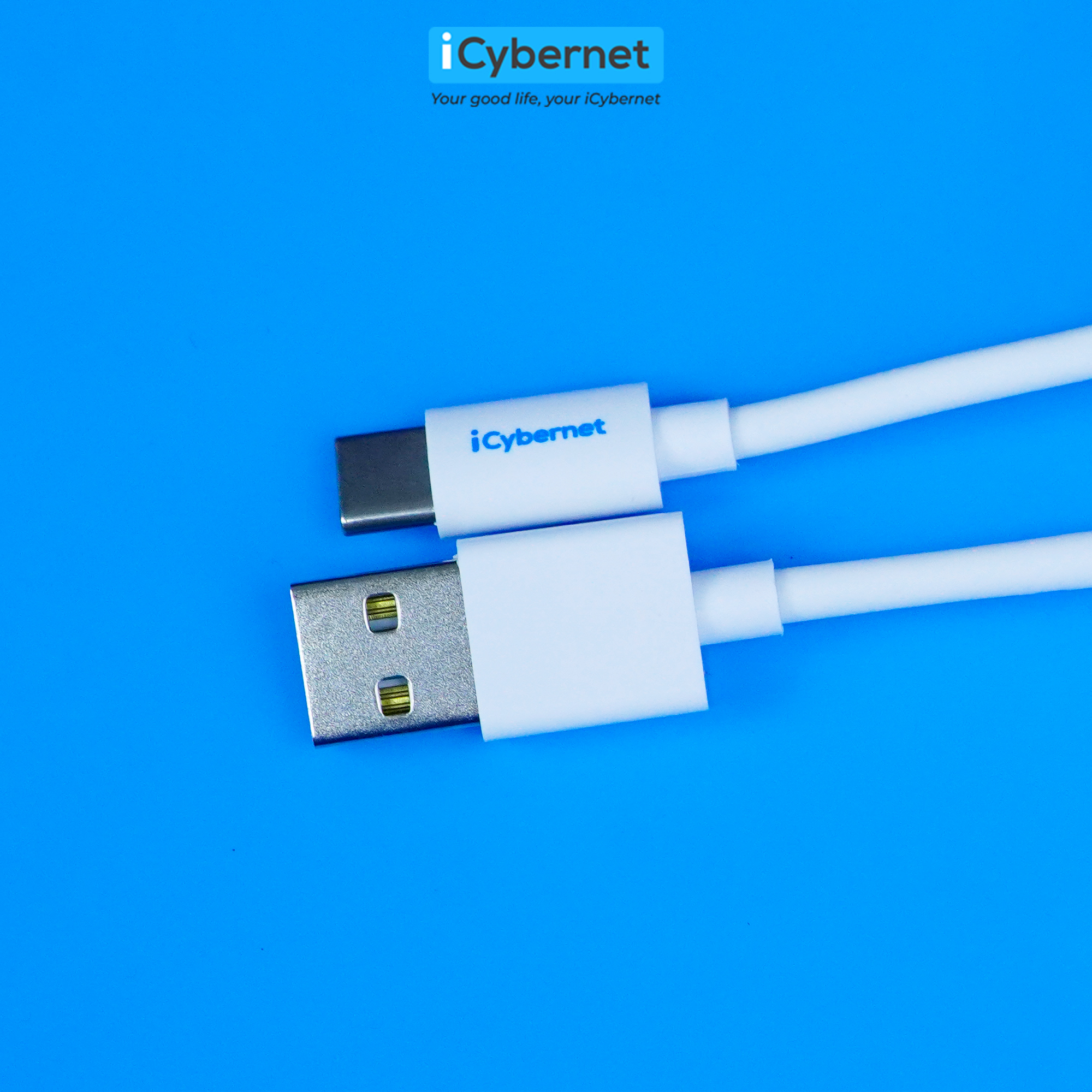 Cáp sạc và truyền dữ liệu 2.4A iCybernet IC-1002 USB to TypeC - Hàng chính hãng