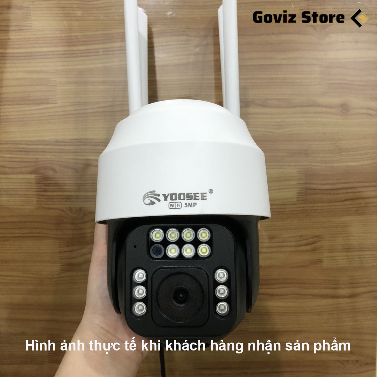 Hình ảnh Camera Wifi Yoosee 5.0 Mpx Full HD, Dòng Ngoài Trời Xoay 360°,C12 Xem Đêm Có Màu-Đàm Thoại 2 Chiều-Phát Hiện Chuyển Động Chống Trộm-Hàng Nhập Khẩu