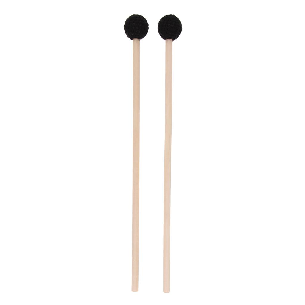 Wood Tongue Drum Sticks Lotus Drum Xylophone Mallets Rods Hammer,1 Pair