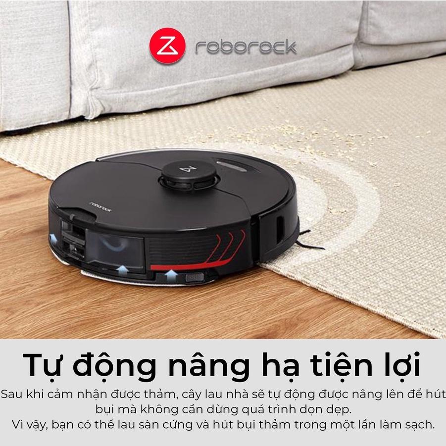 Robot hút bụi lau nhà Roborock S7 MaxV - Quét bản đồ bằng Camera Kép, Lau rung Sonic Mopping, Thảm tự nâng hạ độ cao - Hàng chính hãng