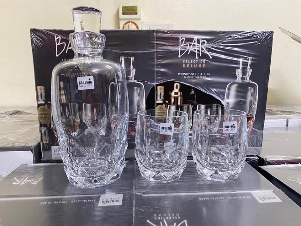 Bộ ly rượu whisky Bohemia BAR Selection Deluxe Set 3