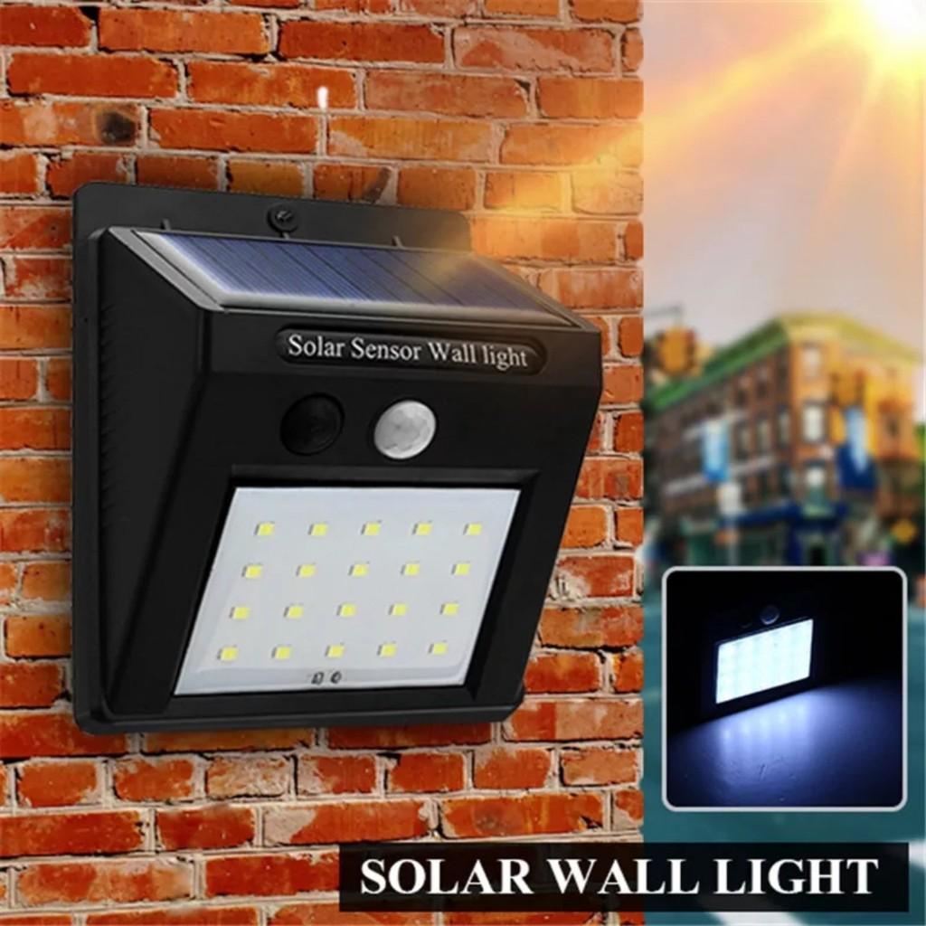 Đèn tường led ngoài trời năng lượng mặt trời tiết kiệm điện năng