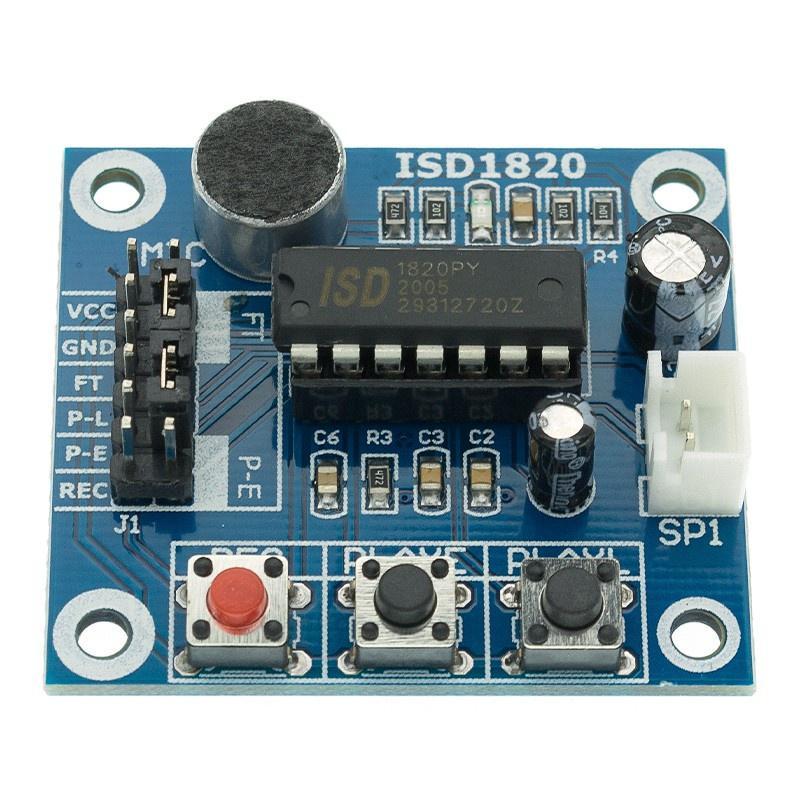 Mô Đun Ghi Âm Giọng Nói ISD1820 Chuyên Dụng