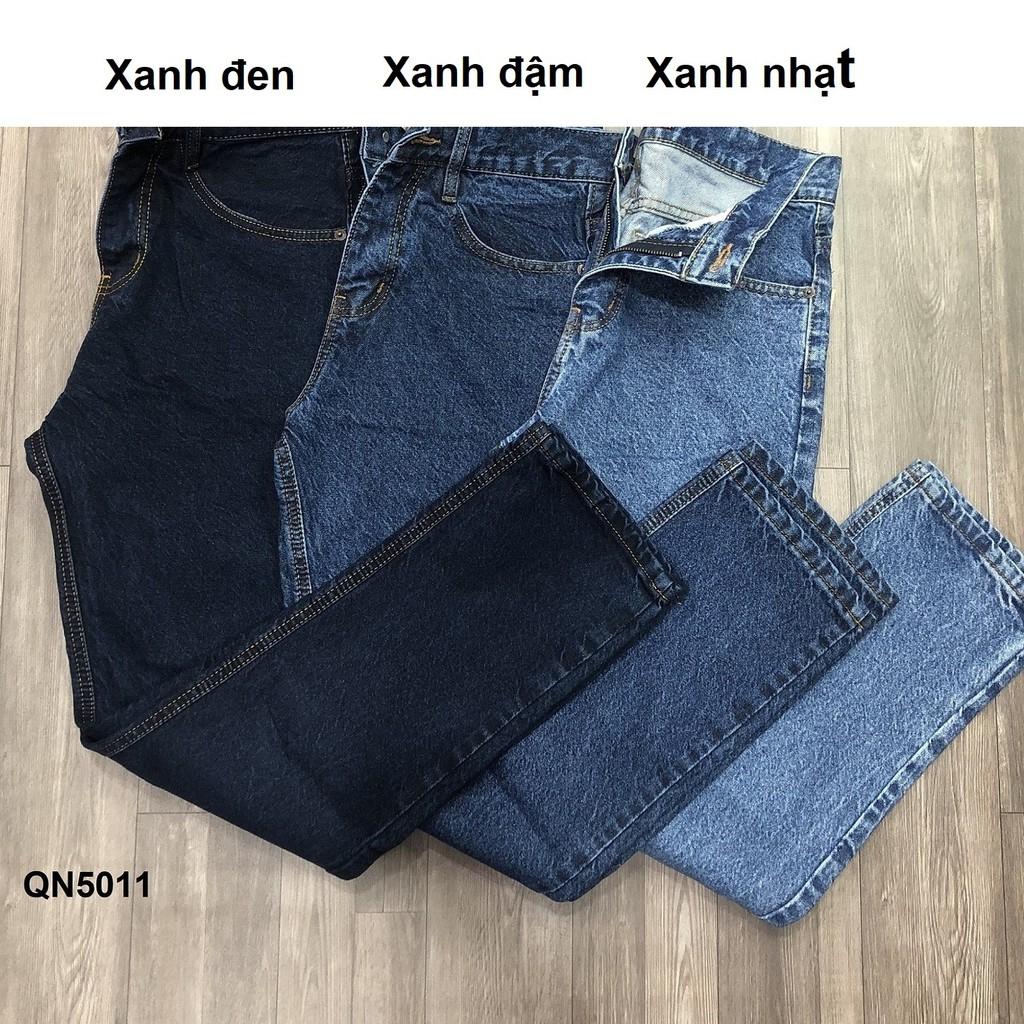 Quần jean ống suông đủ các size QN5011D
