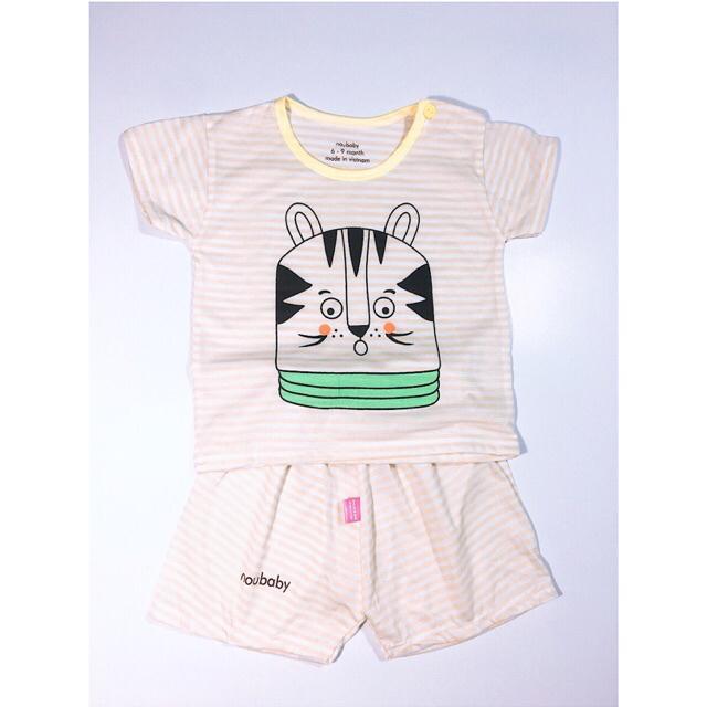 Bộ Cộc tay Noubaby Hình ngộ nghĩnh Cực Mát