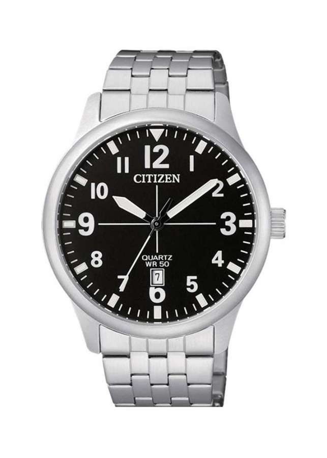 Đồng Hồ Citizen BI1050-81F Nam Dây Kim Loại Kính Cứng Chịu Lực 40mm ( pin )