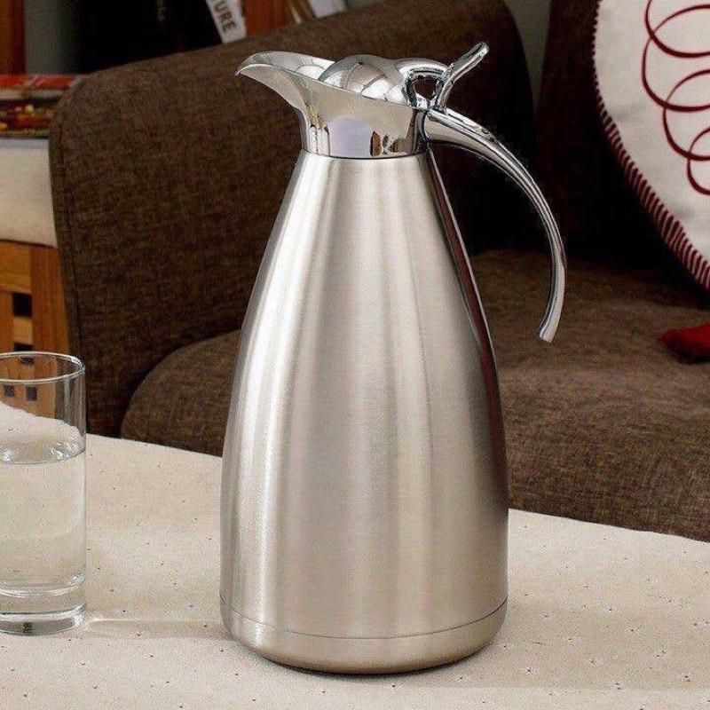 (Inox 304 - đủ size) Bình Inox Mỏ Vịt Ủ Trà, Cafe Vỏ + Ruột Inox 304 Cao Cấp