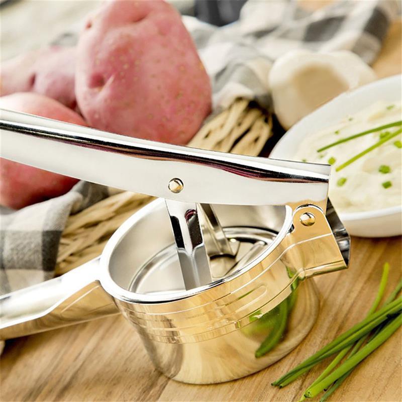 Dụng cụ ép khoai tây Potato Ricer inox 3 vỉ khuôn cao cấp