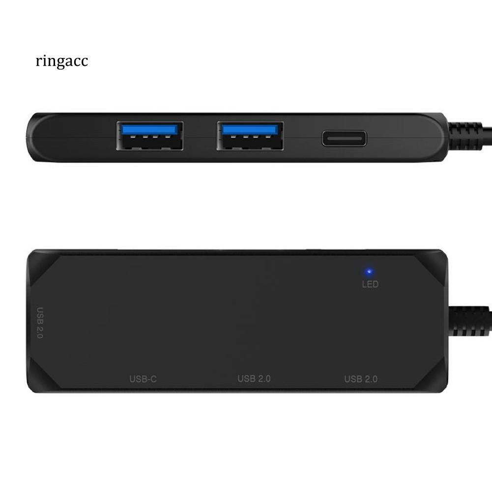 Bộ chia cổng Type-c USB 2.0 ra 2 cổng tiện lợi cho Macbook PC laptop