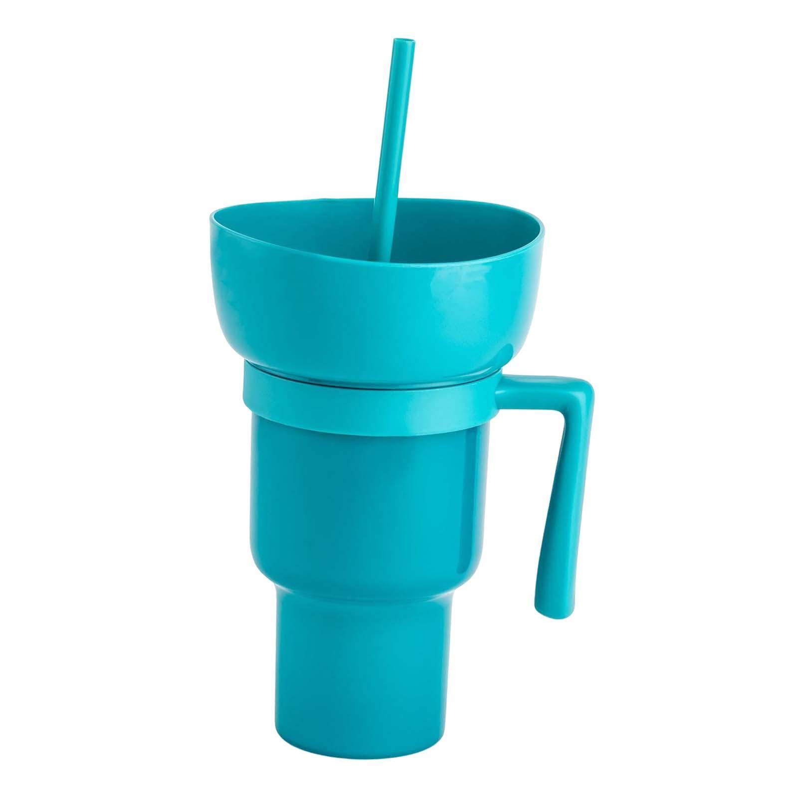 Portable Stadium Tumbler Snacks Cup Snack Bowl for Living Room Bedroom Travel