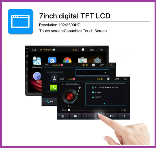 Tặng bản đồ Vietmap s1 và KHUNG DƯỠNG .Màn hình cảm ứng LCD Full HD Android 10.0, đầu dvd androi 7inch có tiếng Việt lắp chung cho nhiều dòng xe lắp sim 4G-thu phát wifi ram1G-rom32G,màn hình ô tô.