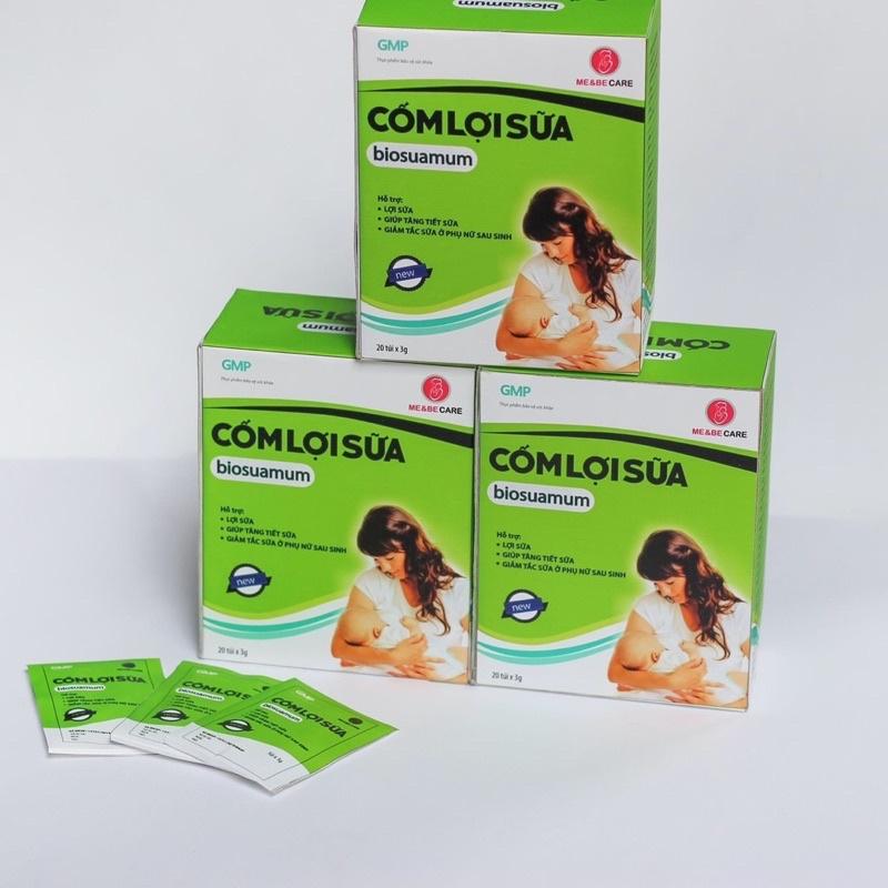 combo 40 gói Cốm lợi sữa Biosuamum - giúp lợi sữa của công ty Foxs-USA