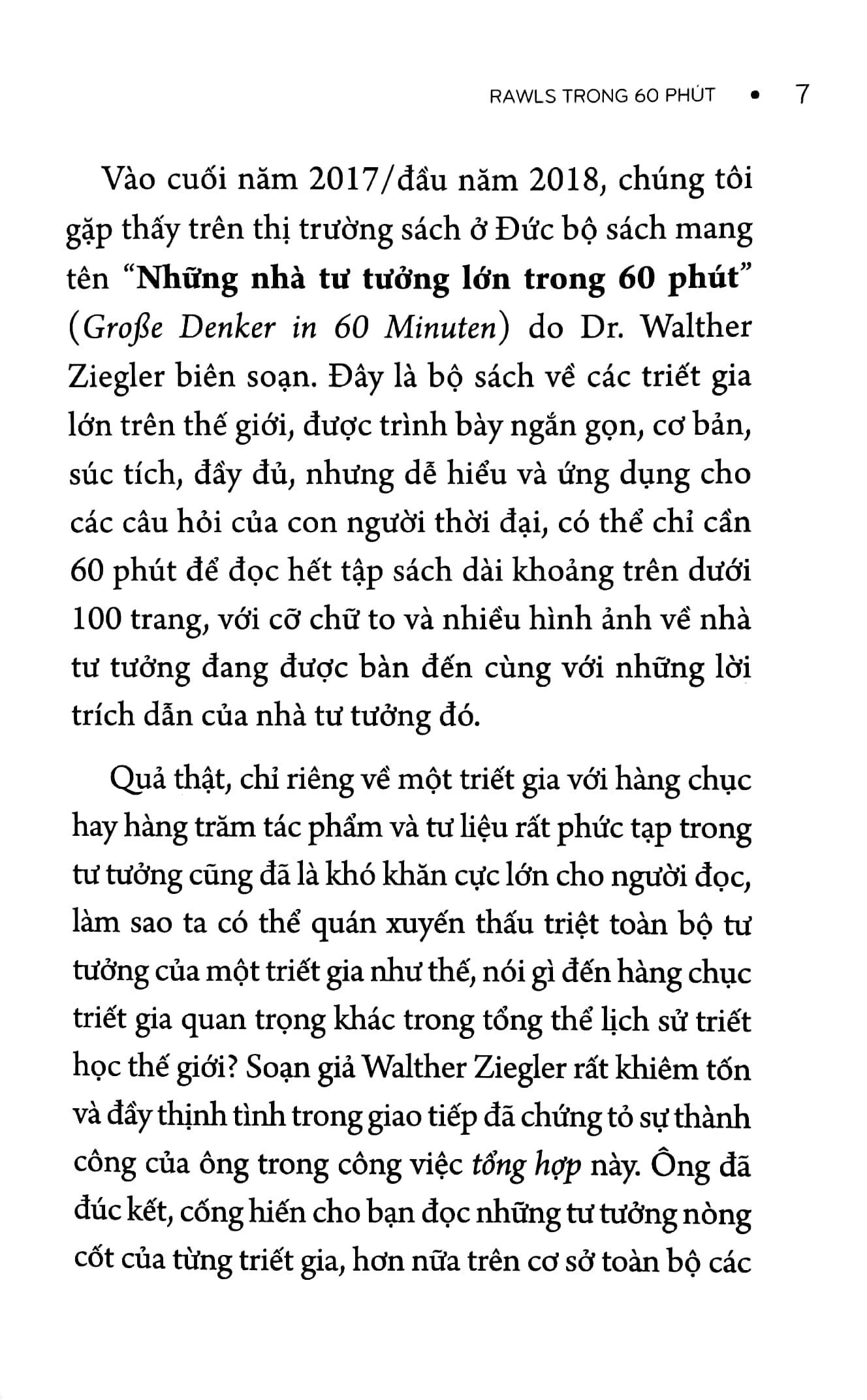 Những Nhà Tư Tưởng Lớn - Rawls In 60 Minuten - Rawls Trong 60 Phút