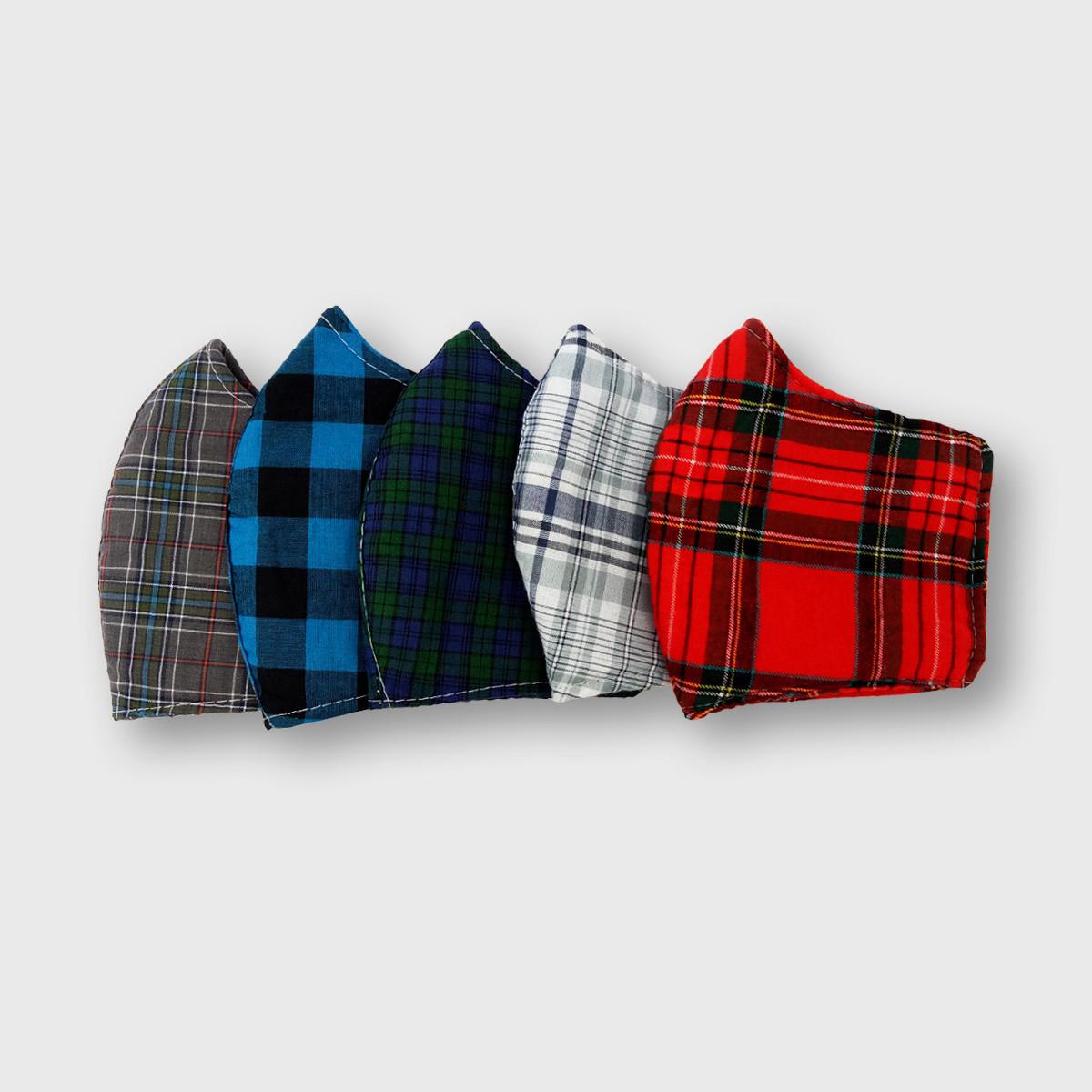 Combo 5 khẩu trang cotton ba lớp - giao màu ngẫu nhiên