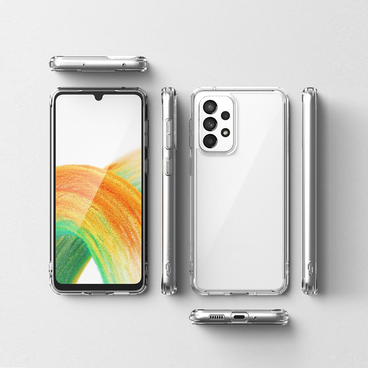 Ốp lưng silicon trong suốt cho điện thoại SAMSUNG GALAXY A12/A21/A23/A31/A32/A33/A51/A52/A53/A71/A72/A73