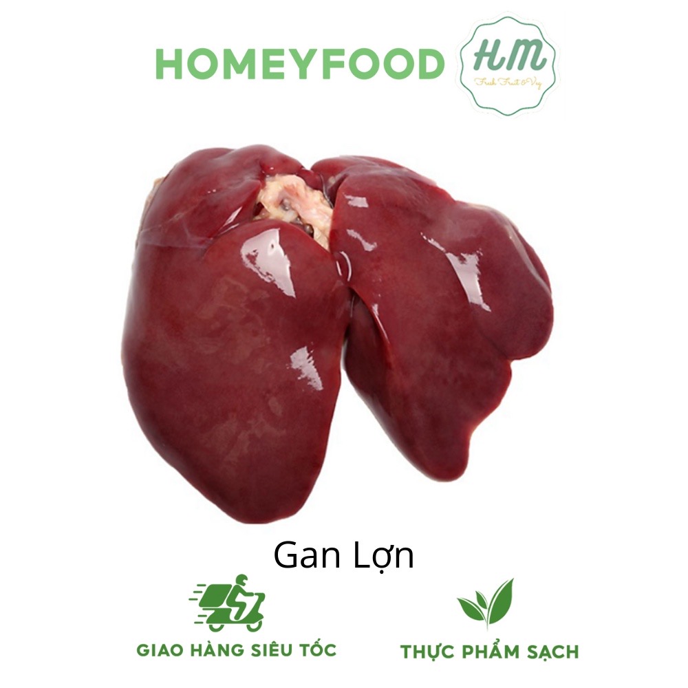 Gan Lợn Ngon 500 gram - giao Hỏa tốc