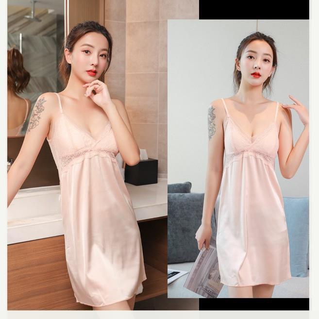 Váy ngủ sexy cao cấp - đầm ngủ gợi cảm B1034