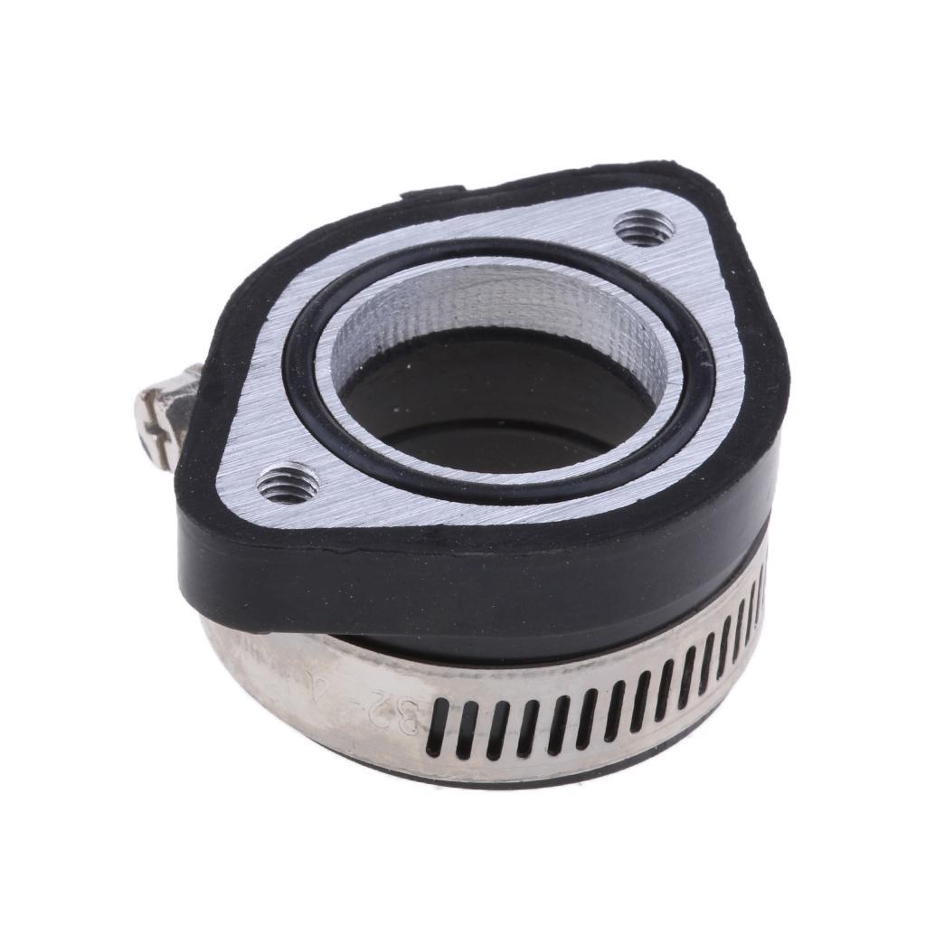 Carburetor Carb Flange Manifold Intake Adapter Rubber - Universal Fit