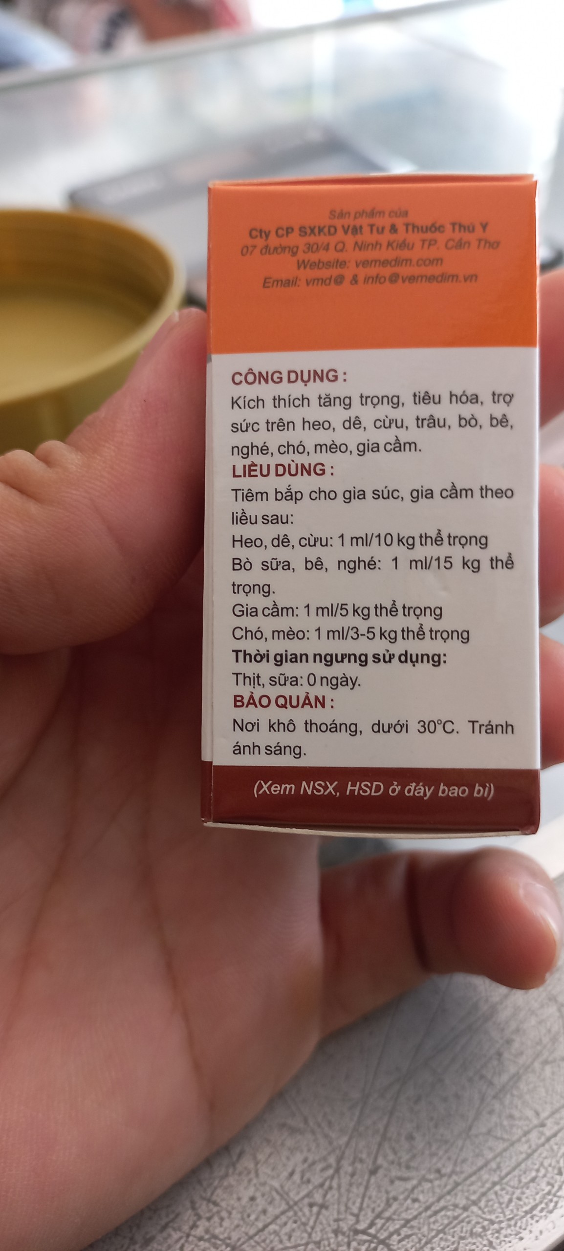 ADE B.COMPLEX TĂNG TRỌNG HEO GÀ VỊT , CHAI 20ML