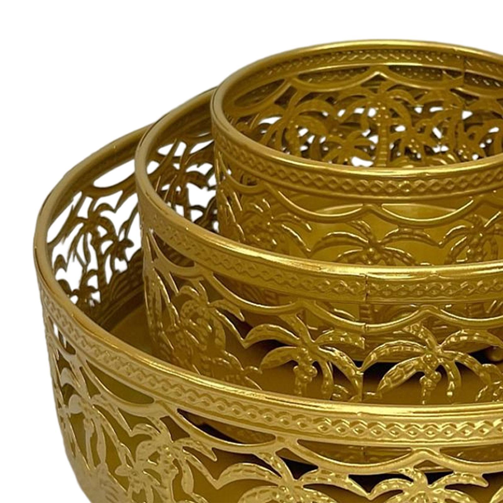 3Pcs Cake Stand Set Dessert Plate Tray for Afternoon Tea Supplies Centerpiece New Year