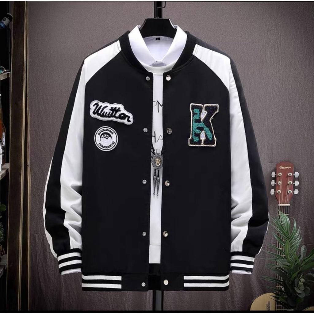 Áo Khoác Bomber Bóng Chày Áo Khoác K Áo Khoác Nỉ Nam Nữ cực trend siêu phẩm của năm