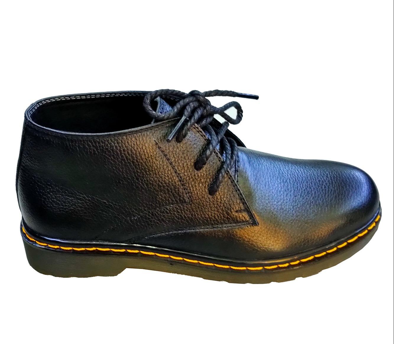 Giày Boots Nam Cổ Lửng TiTi DÔ Da Bò Thật Đế Đốc Tờ Cao Cấp DT2020