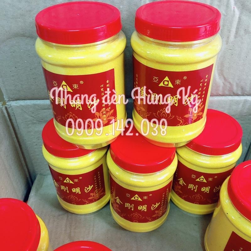 Cát vàng kim sa (cát bỏ vô lưu hương) loại bịch 500g và hủ 1kg yếu