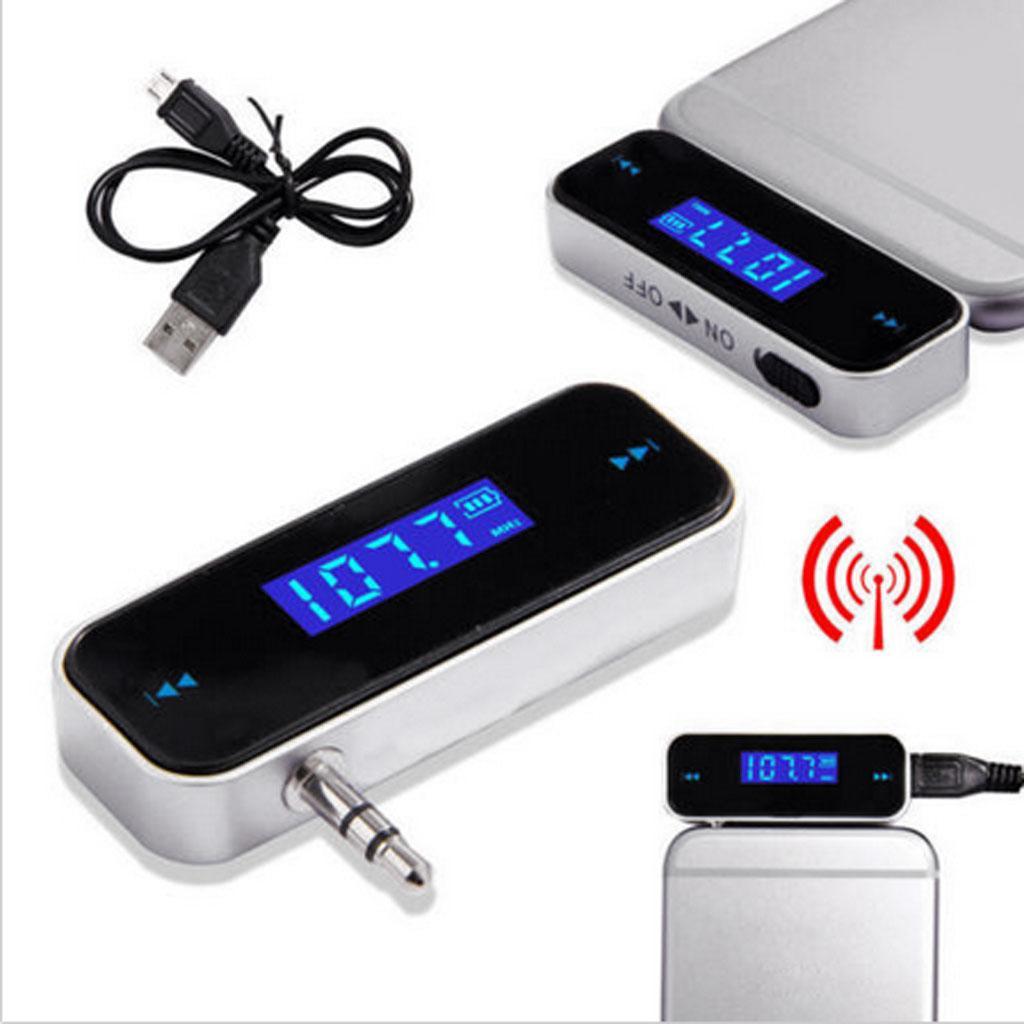 Car FM Transmitter Wireless Hands-free LCD MP3 Player Radio 3.5mm for Phone