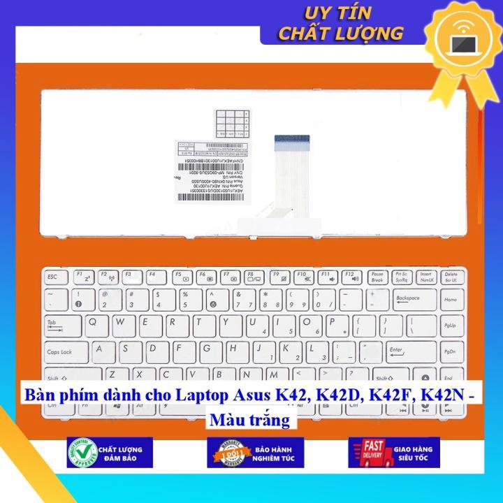 Hình ảnh Bàn phím dùng cho Laptop Asus K42 K42D K42F K42N - Màu trắng  - Hàng Nhập Khẩu New Seal