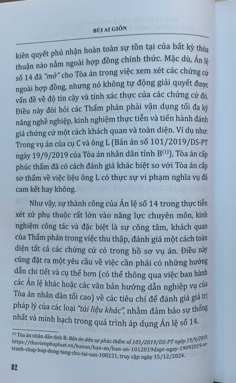 Bình luận các án lệ tranh chấp về đất đai – Góc nhìn từ thực tiễn xét xử của Thẩm phán (tập 1 và 2)