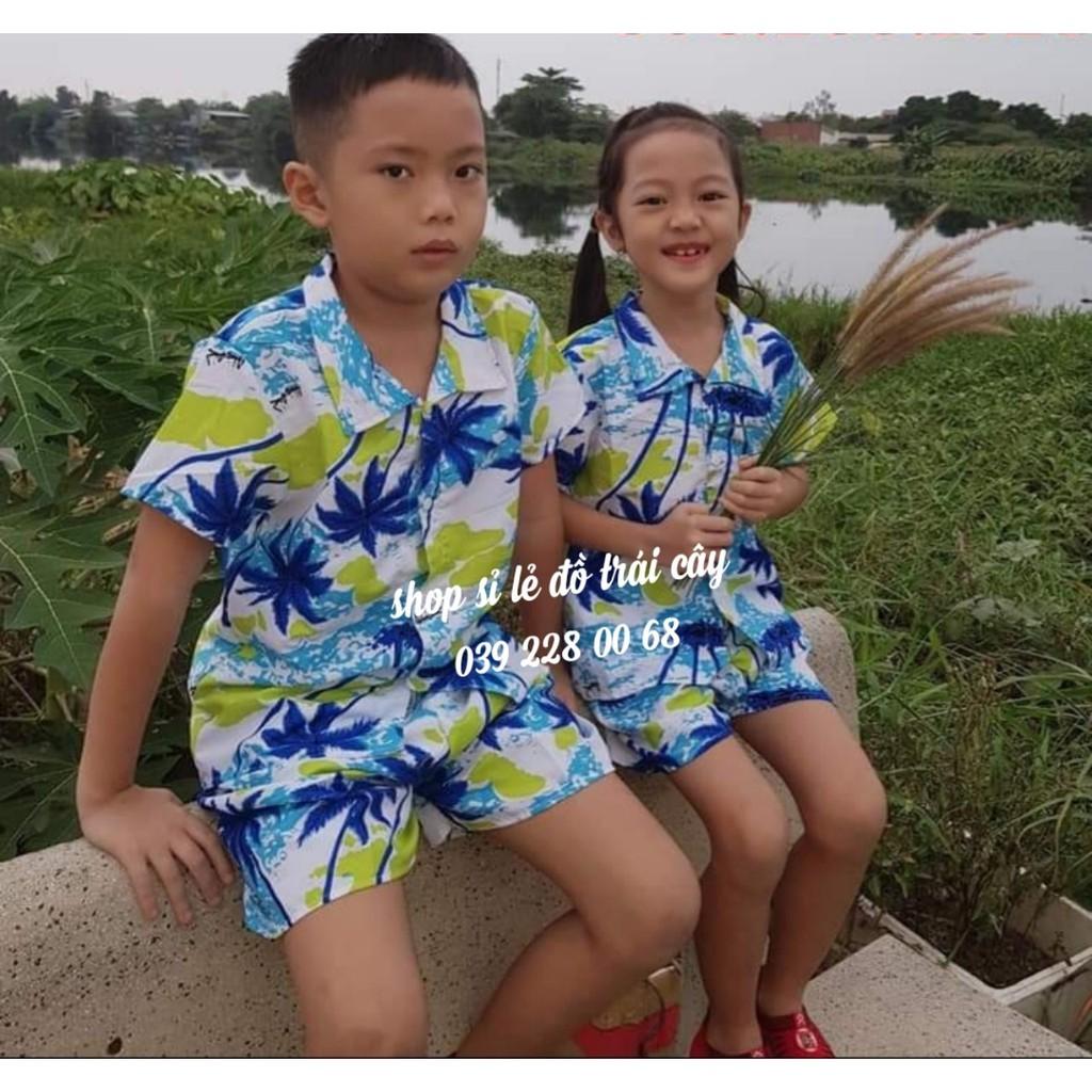 Đồ đi biển mẫu dừa nền trắng