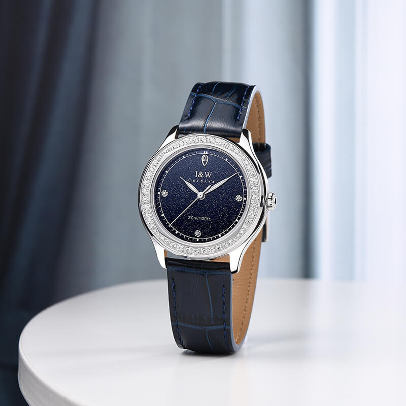 Đồng hồ nữ chính hãng IW CARNIVAL IW593L-2 Kính sapphire ,chống xước ,Chống nước 30m ,Bảo hành 24 tháng,Máy điện tử ,dây da cao cấp, thiết kế đơn giản dễ đeo