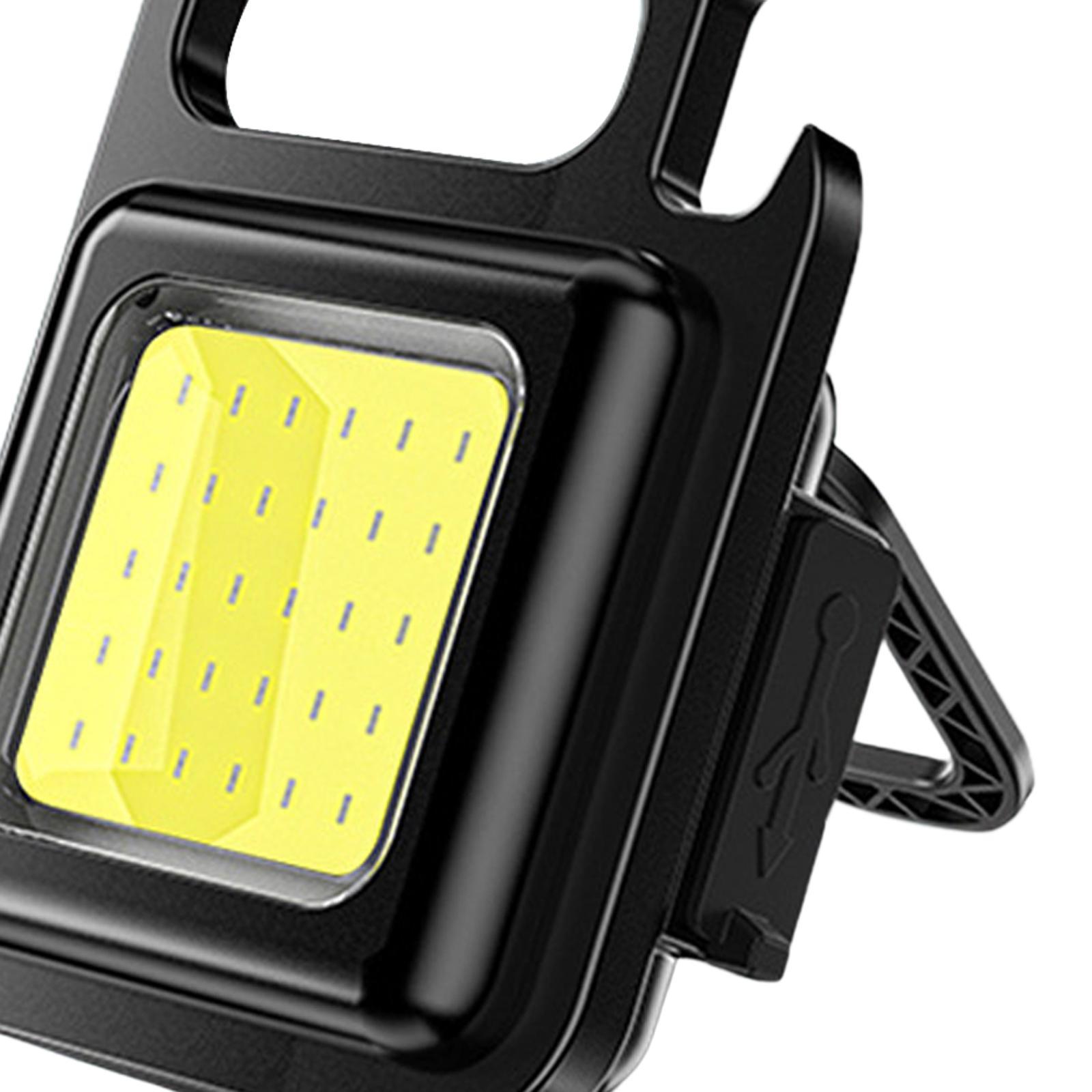 Mini COB Flashlight Portable Work Light USB Rechargeable for Outdoor Fishing