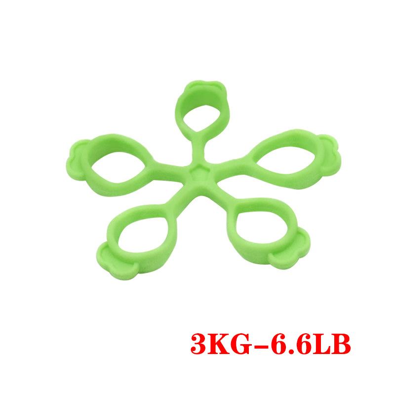 Tay cầm tay mới silicone expander tập thể dục tay cầm tay sức mạnh Trainer ngón tay tập thể dục bằng Color: Gray