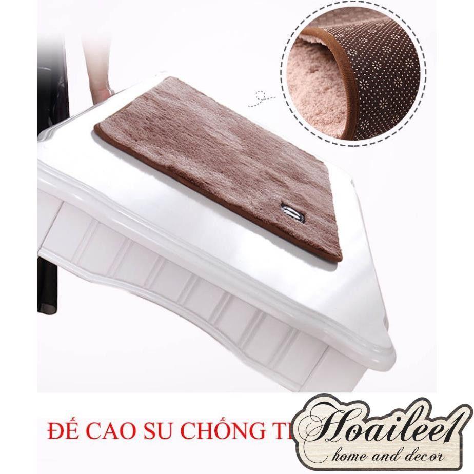 Thảm lau chân chùi chân chống trơn trượt cao cấp kích thước 40x60cm nhiều màu