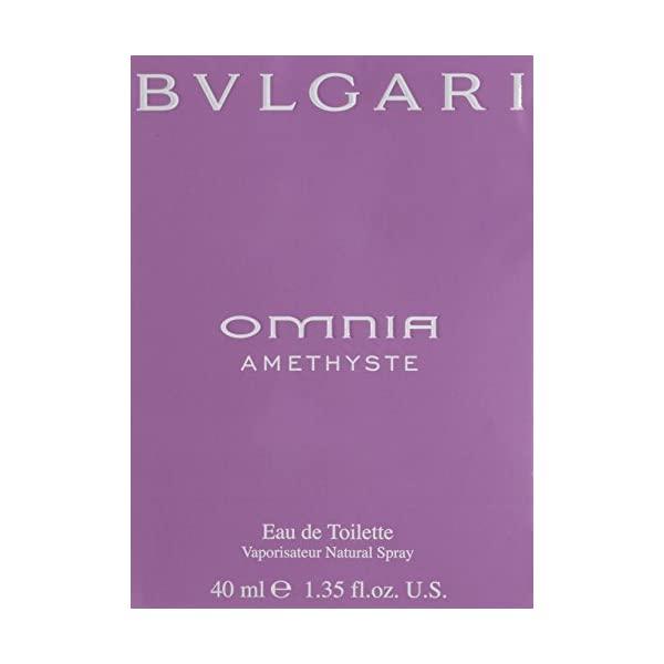 Bvlgari Omnia Amethyste for Women | Eau de Toilette | Created in 2006 by Alberto Morillas | Floral and Woody Scent | 65 mL / 2.2 Fl Oz