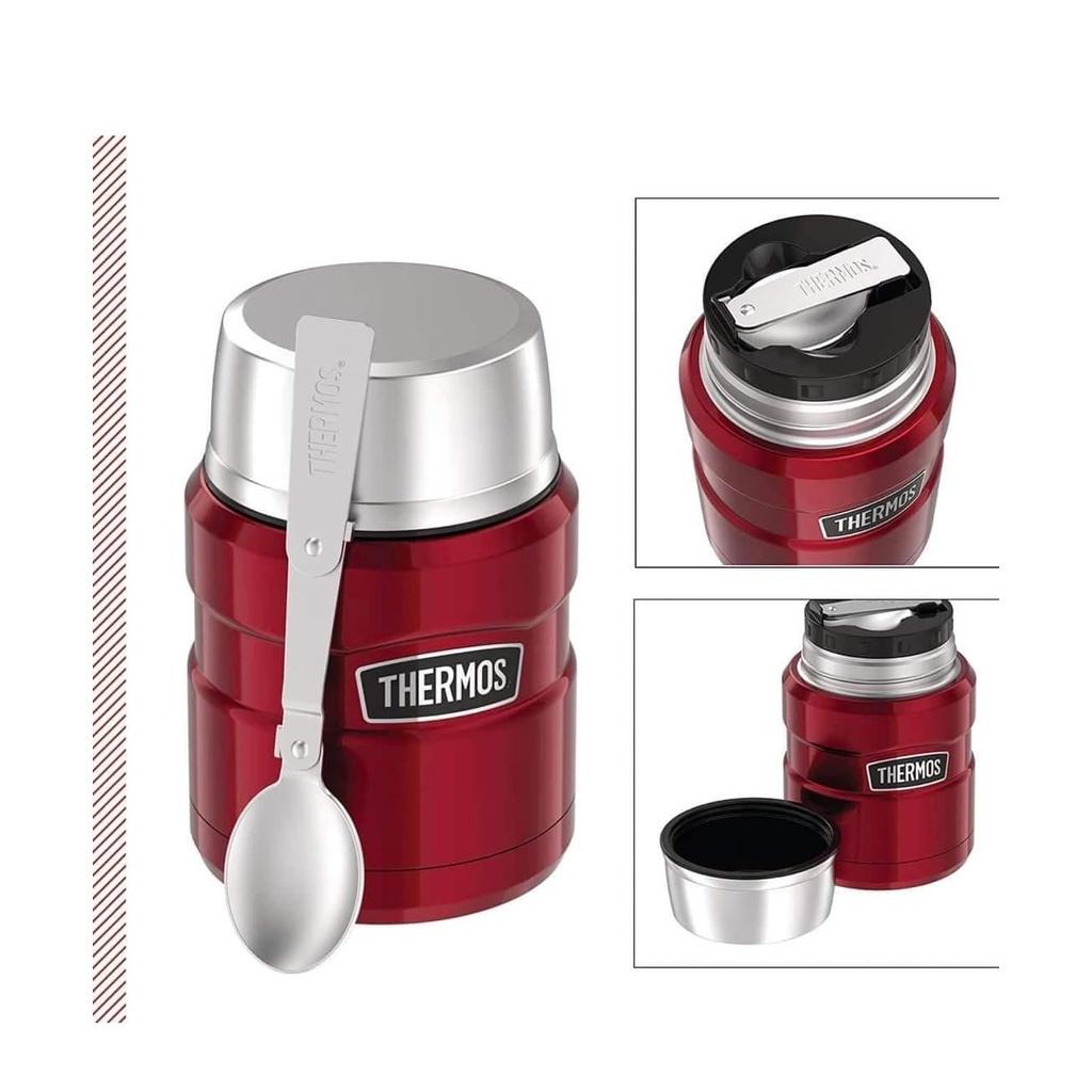 Bình Ủ Cháo Thermos, Cặp Lồng Đựng Thức Ăn, Cặp Lồng Giữ Nhiệt, Dung Tích 470ml, Chất Liệu Thép Không Gỉ, Nhập Đức