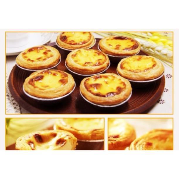 50 giấy cốc giấy nhôm 7x4x1.5cm làm bánh tart