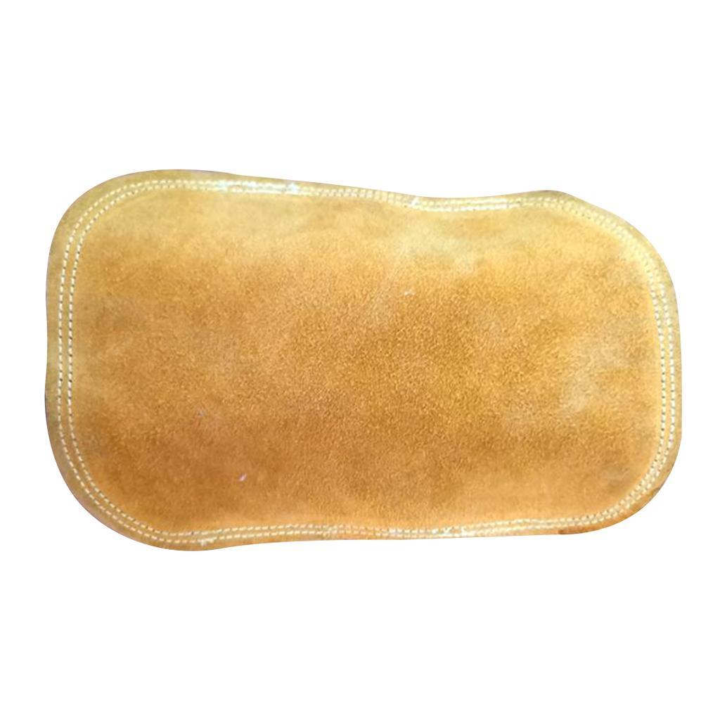 2pcs Articifial Cowhide Leather Welding Sleeves Protective for Welders