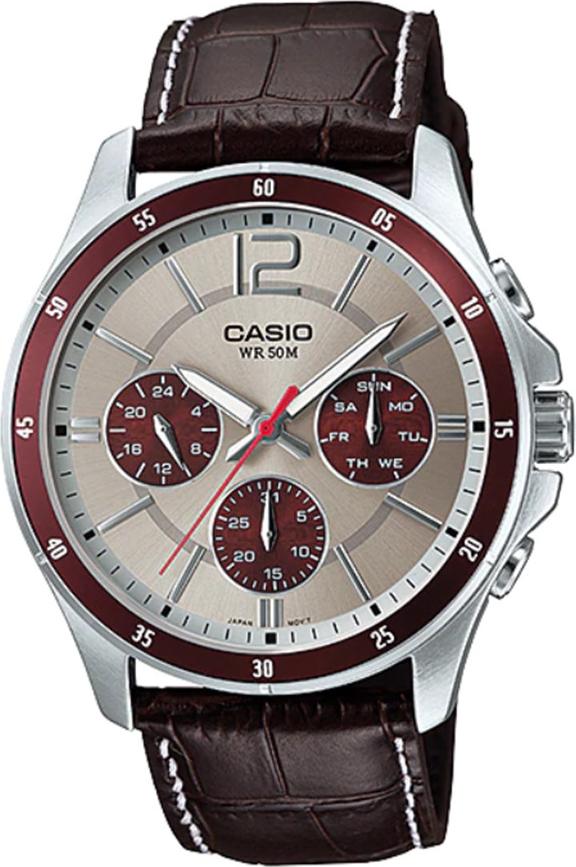 Đồng hồ nam dây da Casio MTP-1374L-7A1VDF