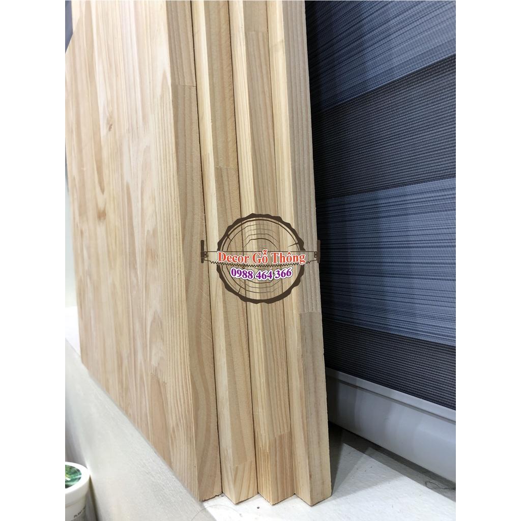 Gỗ thông tấm 20x50cm vuông đẹp bào mịn